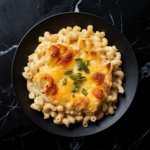 a-photo-of-mac-and-cheese-on-a-black-pla_BV6m28ZiSXqGATbCnezfQg_HW-SKkzhTh-jUJ2iqxrmaA